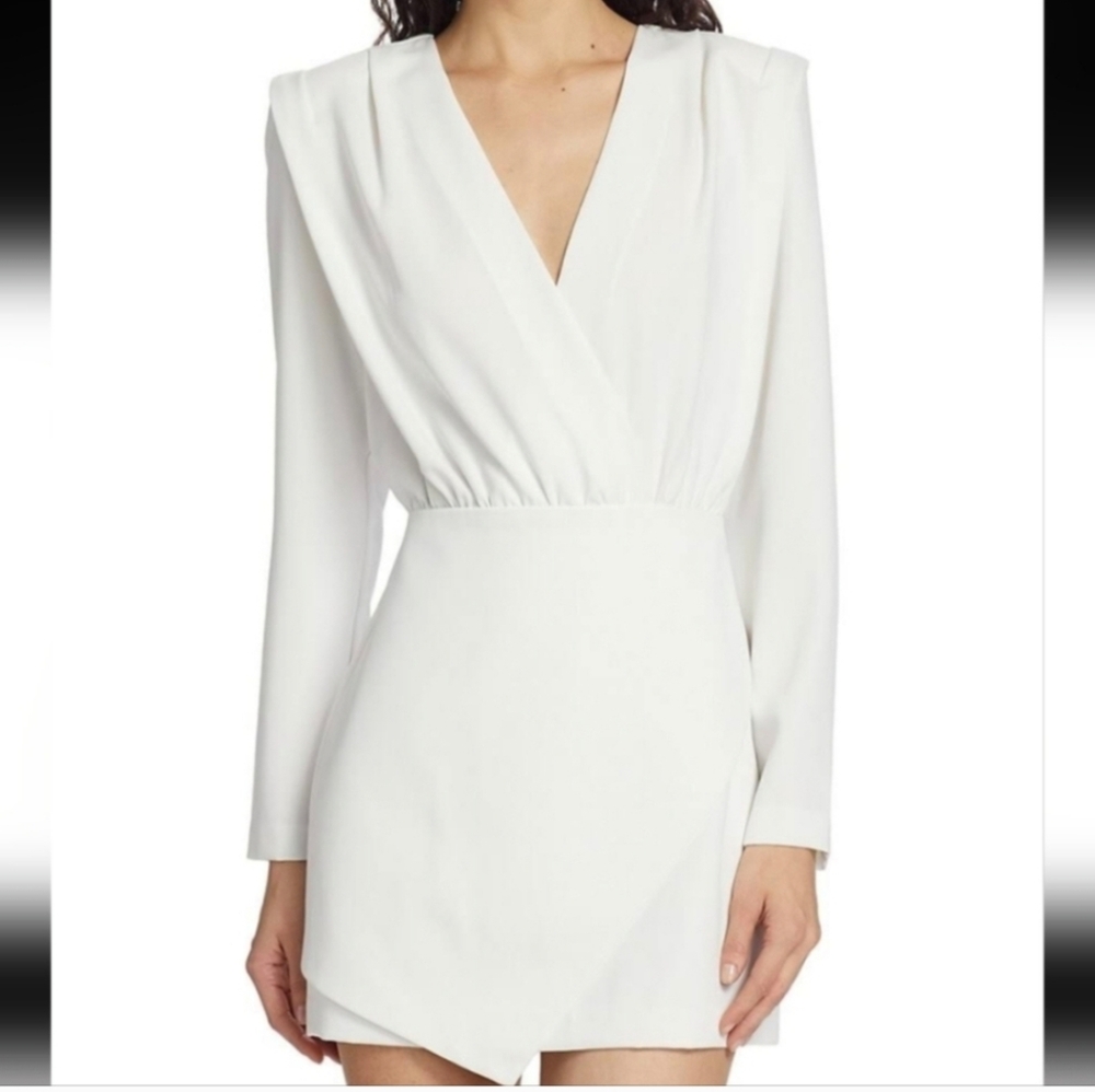 Amanda Uprichard Dress Contessa White Ivory XS Girl Hood Core Bridal